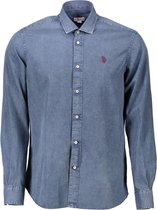U.S. POLO Shirt Long Sleeves Men - L / BLU
