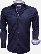 Overhemd Lange Mouw 75534 Dark Navy