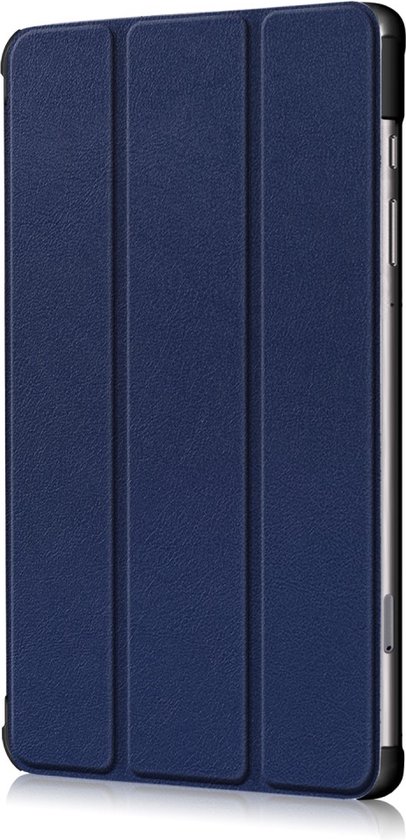 Arara Hoes Geschikt voor Samsung Galaxy Tab A7 Lite (8.7 inch) Tri-Fold bookcase - Donker Blauw