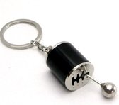 Auto Sleutelhanger - Schakelpook Handbak Zwart - Voor oa. Volkswagen / Kia / Mercdes / Opel / Ford / Bmw / Ferrari / Audi / Nissan / Honda / Race Auto - Keychain Sleutel Hanger Cadeau - Auto 