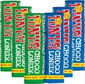 6 Tony's Chocolonely chocoladerepen -  3x Puur - 3x Melk Hazelnoot - 47 gram per stuk - Kerst