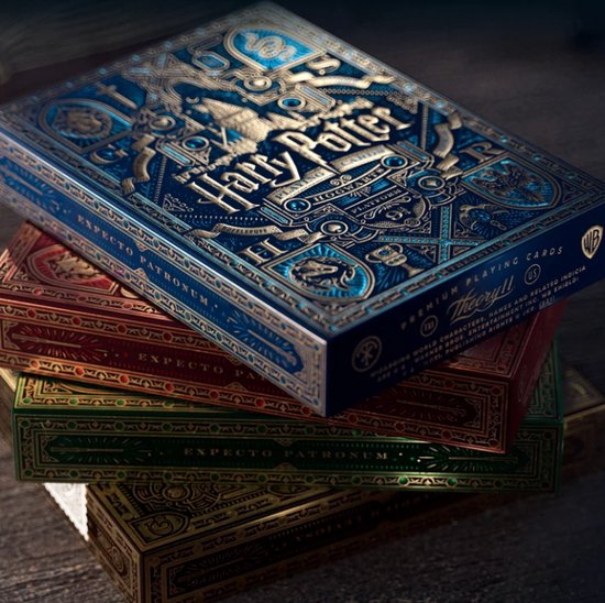 Set van 4 Harry Potter Speelkaarten Kaartspel