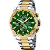 FESTINA HEREN GROEN STAAL HORLOGE ARMBAND F20562/3