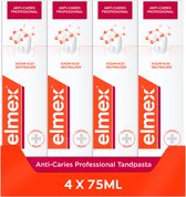 Dentifrice professionnel Elmex Anti Caries - 4 x 75 ml