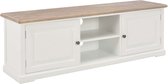 Decoways - Tv-meubel 120x30x40 cm hout wit