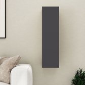 Decoways - Tv-meubel 30,5x30x110 cm spaanplaat grijs
