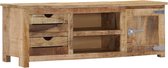 Decoways - Tv-meubel 120x30x40 cm massief mangohout