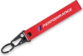 Strap Sleutelhanger Rood - Performance - Past bij oa. BMW 1-serie / 3-serie / 5-serie / E46 / E90 / E92 / M3 / M4 / M5 - Sleutel Hanger Keychain Cadeau - Tas Hanger - Spiegel Hange