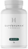 Superhuman Formula Night - natuurlijk slaapmiddel - ontwikkeld door orthomoleculair therapeut - ontspannend en slaapopwekkend - vegan - allergeen-vrij - veilig en zonder bijwerking