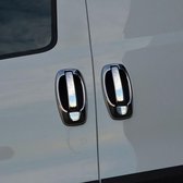 Chrome Deurhendels cover set deurontgrendelingshendel Voor Fiat Fiorino 2007-en hoger 4st