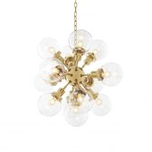 Luxe Lampen - Eichholtz - 'CHANDELIER LUDLOW'- Helder Glas - inclusief verzending