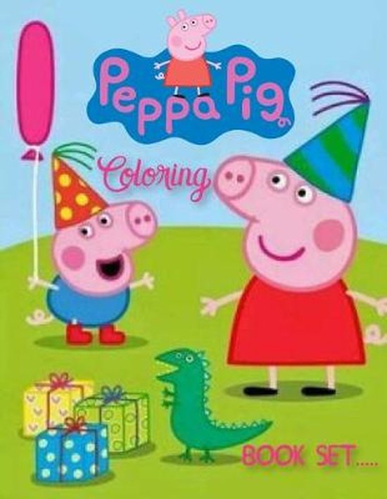 Peppa Pig Coloring Book Set, Creative Design Press | 9781708806033 | Boeken | bol.com
