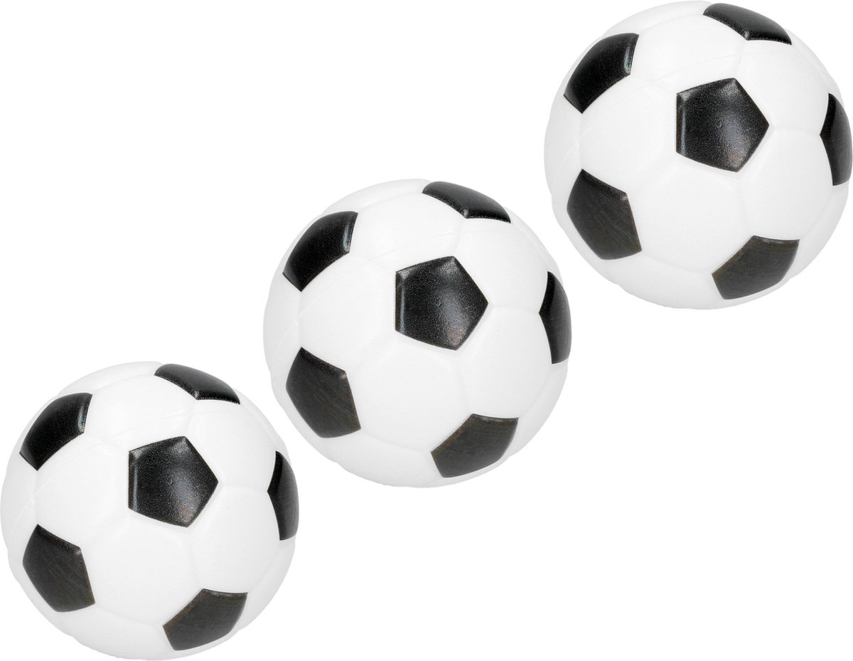 Stressbal Soft Density 3 Stuks – 7cm – Sensomotorische Stimulatie – Anti Stress – Voetbal