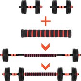 Zizza® Verstelbare Dumbell 20 KG - Verstelbare Dumbbell - Barbell - Anti Kras