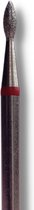 Anole Manicure Bits - Diamant bit 16R - Rood - Gevoelige huid - Universeel - Hoge kwaliteit