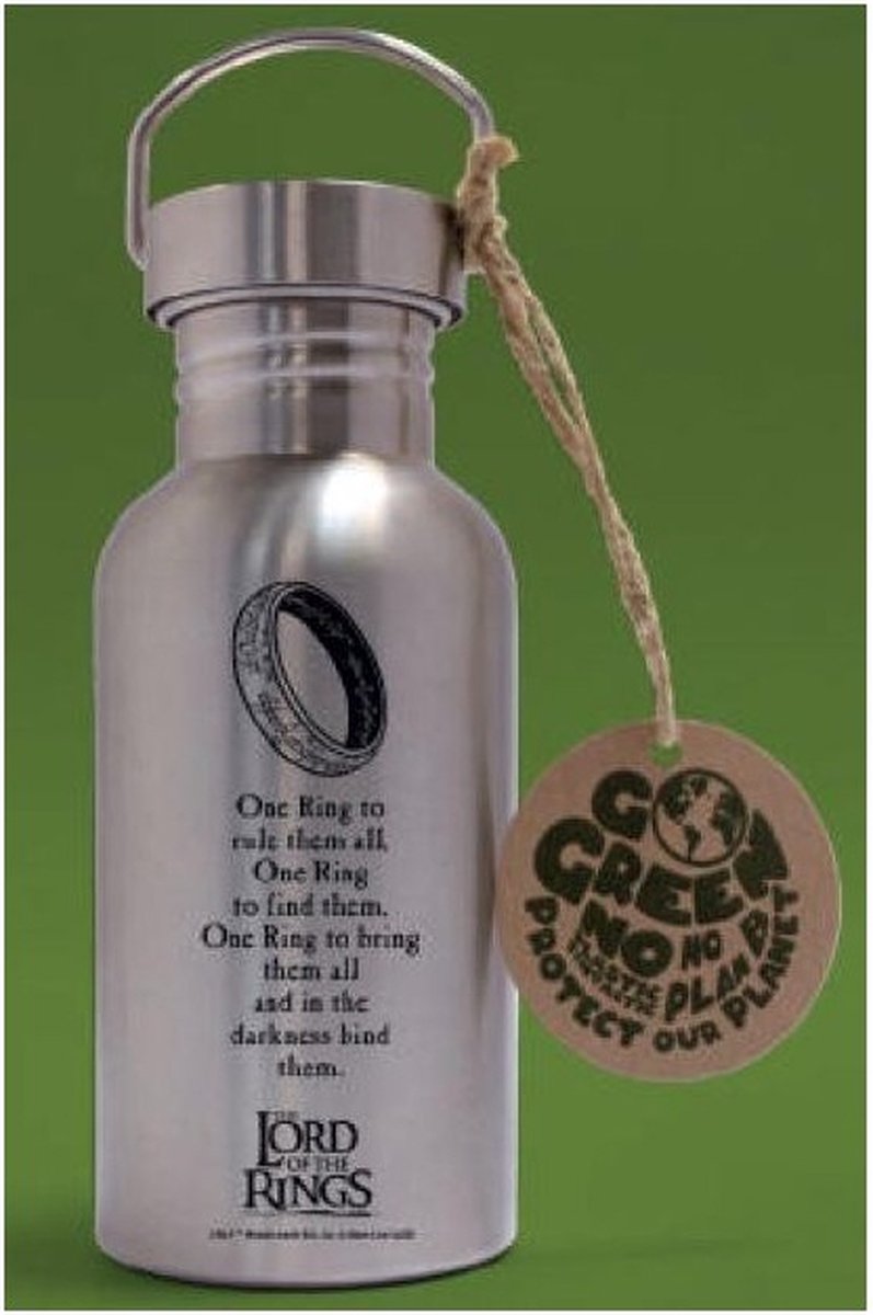 LORD OF THE RINGS - One Ring - Aluminium waterfles 500ml