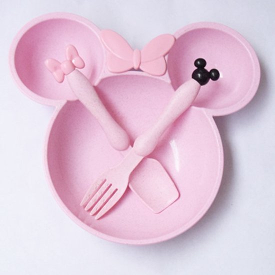 vloeistof hengel Misschien Peuter Baby Dinerbord-Servies voor Kinderen-Eetset voor kinderen-Kinderserviesset-3...  | bol.com