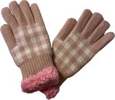 Stijlvolle Gevoerde Dames Handschoenen | One Size - Roze
