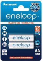 Eneloop - 2x Oplaadbare Eneloop Batterij AA LR6 1900 mAh - Oplaadbaar - Duurzaam - Tot 2100 x Opladen - AA/Penlite/Mignon/LR06