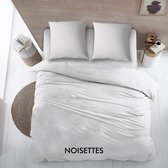 Percalino Home Paris - Noisettes - Dekbedovertrek 240x220 cm - blanc