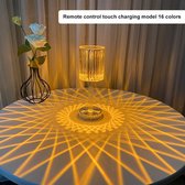 Tafellamp | Kristal nachtlamp projector | sfeerlamp | sfeerverlichting | 16 kleuren