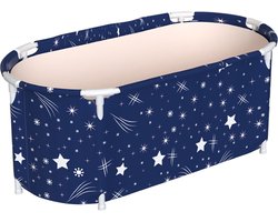 Luxiqo® Opvouwbaar Bad - Ligbad - Voor Volwassenen - Opvouwbare Badkuip - Temperatuurbehoud - 120 x 60 x 60 cm - Sterrenhemel