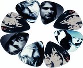 Nirvana plectrum set (10 stuks) – Plectra – dikte 1.0 mm - Plectrum voor gitaar