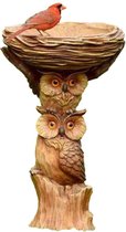 Artick Vogelbad - Dieren - Vogels - Tuin - Decoratie - Buiten - Vogelbadje - Uilen - Waterdicht