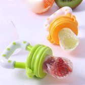 4 Baby fruit spenen - de gezondste speen - Fruitspeen Bijtring - kinderbestek - Babyvoeding -