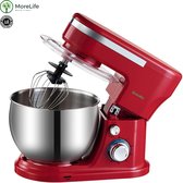 MoreLife Keukenmachine | Staande Keukenmachine | Professionele Keuken Mixers | Kitchen Chef 1200W | Kneedmachine | Keukenrobot | Deegmachine