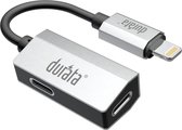 Durata - 2 in 1 Splitter - Lightning connector x 2 Slots (Lightning Charge + Lightning Audio)