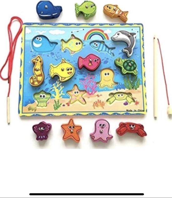 Afbeelding van het spel Magnetisch vissen - spel - magnetisch vis bord