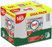 Dreft Platinum Plus Vaatwascapsules - Giga Pack 145 capsules