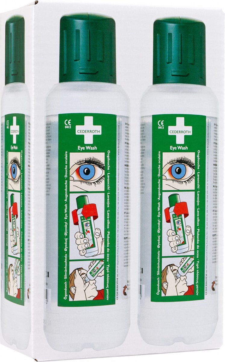 Goedkoopste Cederroth Oogspoelfles 2 flessen van 500 ml