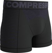 Compressport | Seamless Boxer | Sportonderbroek | Heren Black