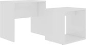 Furnibella –Salontafelset 48x30x45 cm spaanplaat betongrijs