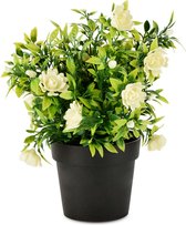4 Plantes Artificielles Miniatures En Pot Noir - Eucalyptus, Lavande - Déco Intérieur, Bureau