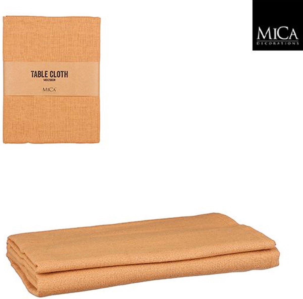 Mica Decorations Villia Tafelkleed 250 x 140 cm - Bruin