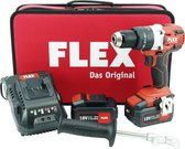 Flex accu klop- schroefboormachine PD 2G 18.0-EC FS55 18V set in tas