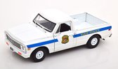 Chevrolet C-10 "Delaware State Police" 1972 Wit 1-24 Greenlight Collectibles