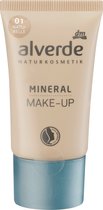 alverde NATURKOSMETIK Mineral Make-up naturelle 01, 30 ml