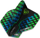 Winmau Prism Zeta Zwart, Groen en Blauw dartvluchten