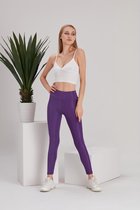 Dark Purple High Rise Shiny - Sport Legging
