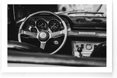 Walljar - Vintage Car II - Zwart wit poster
