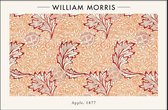 Walljar - William Morris - Apple - Muurdecoratie - Canvas schilderij