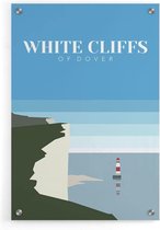 Walljar - White Cliffs Of Dover United Kingdom Day II - Muurdecoratie - Plexiglas schilderij