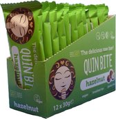 Quin Bite Hazelnut | Raw Bars | Box with 12 bars x 30gr EAN 3800232731942