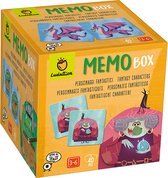 Ludattica Memory: MEMOBOX FANTASIEFIGUREN 12,3x12,3x11,8cm, met 40 kaartjes en instructies, 3+