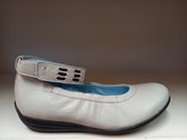 WOLKY Sheridan ballerina met band - instapper - off white - maat 38