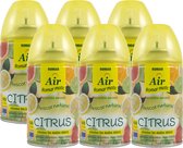 Romar Luchtverfrisser Navulling “Citrus” 6 x 250ml - Voordeelverpakking